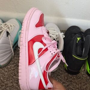 Nike Kids Sneakers in Pink and Red